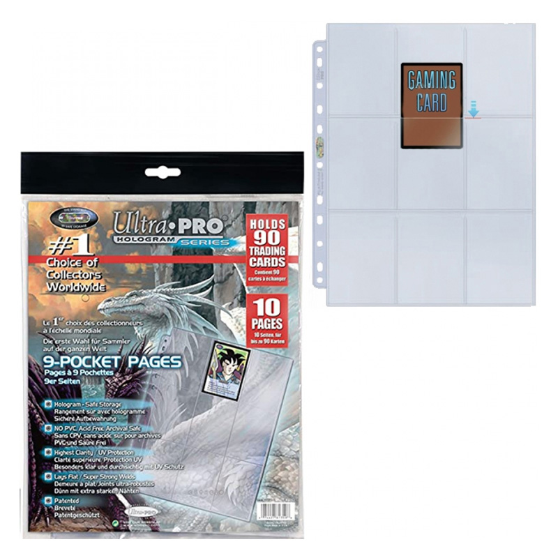 Ultrapro Page 9 Pochettes Platinum Serie Pack De 10Pcs